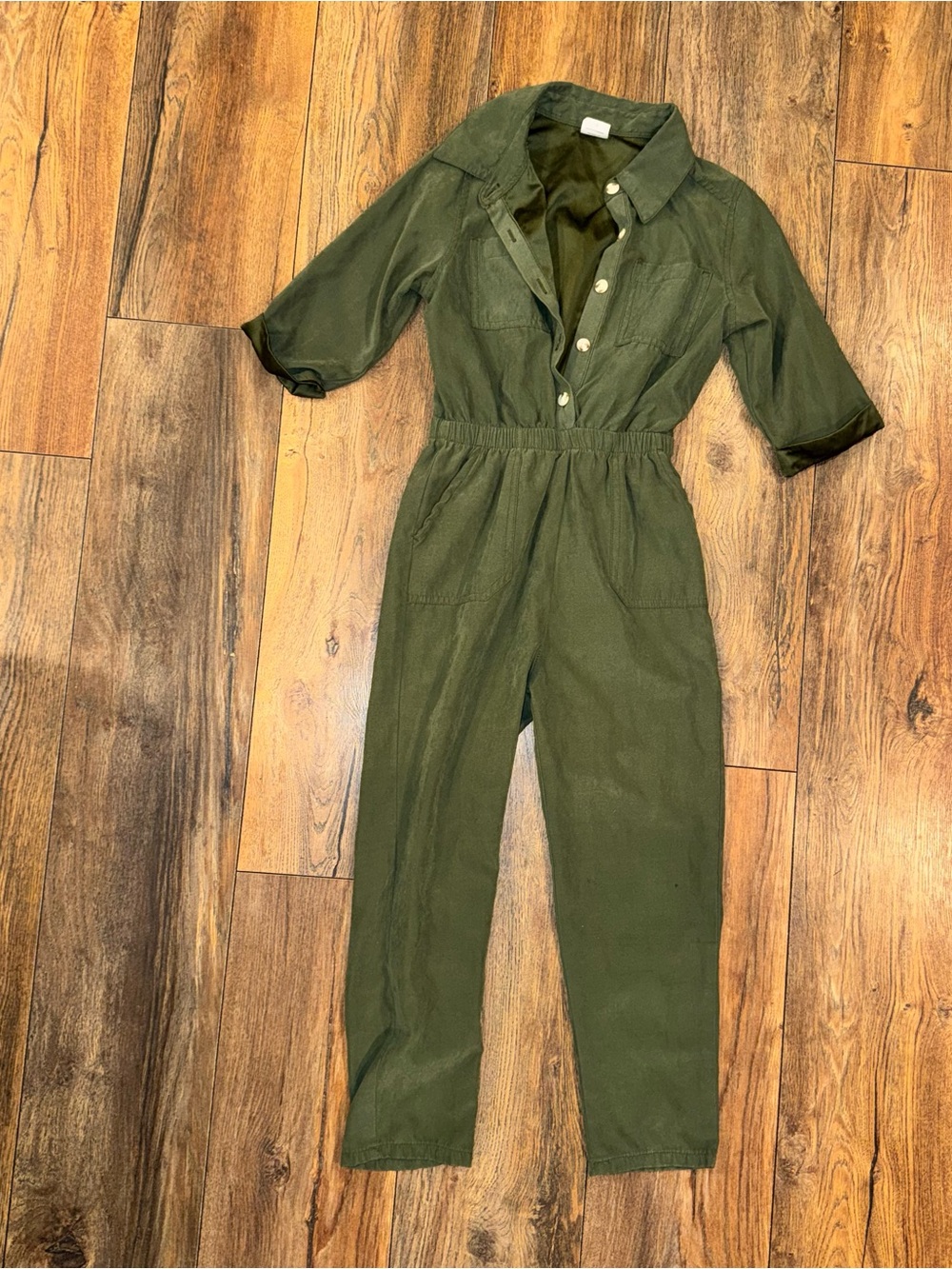 wonder nation Olive Green Utility Jumpsuit